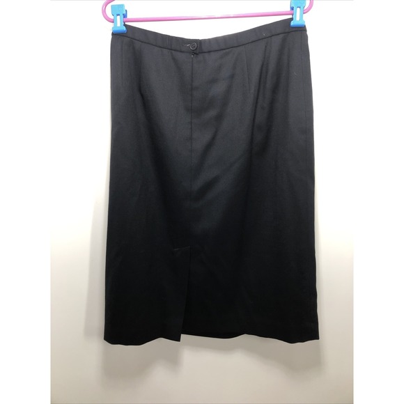 Vintage Pendleton Black Wool Skirt Womens Size‎ 18 Business Attire Long - Picture 1 of 3